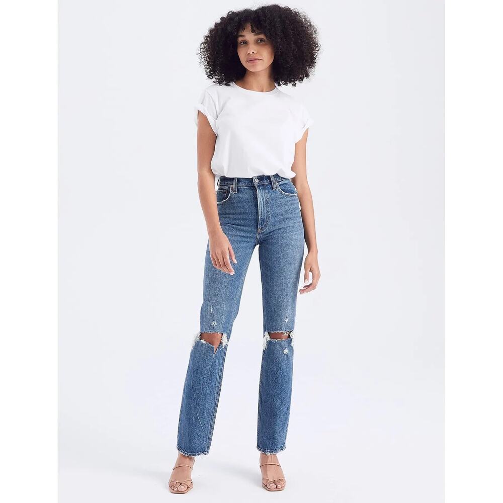 ABERCROMBIE | Ultra High Rise Straight Jeans | 25 0